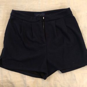 Navy high waisted shorts size M